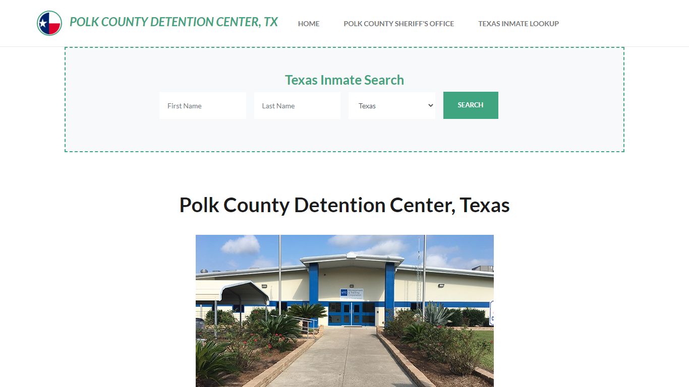 Polk County Detention Center, TX Inmate Roster, Offender Search